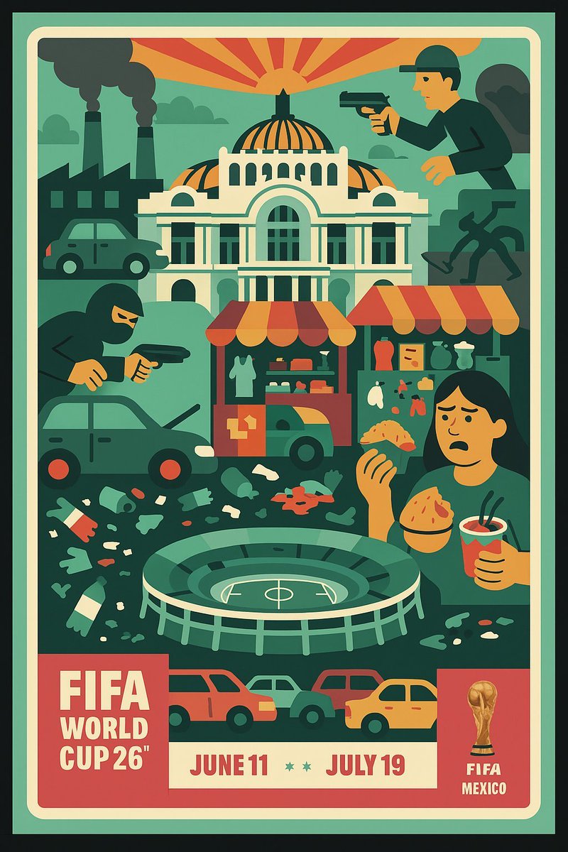 ZomVick's tweet photo. Apenas se puede creer que la versión "parodia" del póster de la Copa del Mundo tenga más armonía y coherencia que la versión oficial. https://t.co/HuZxPfSe4N
