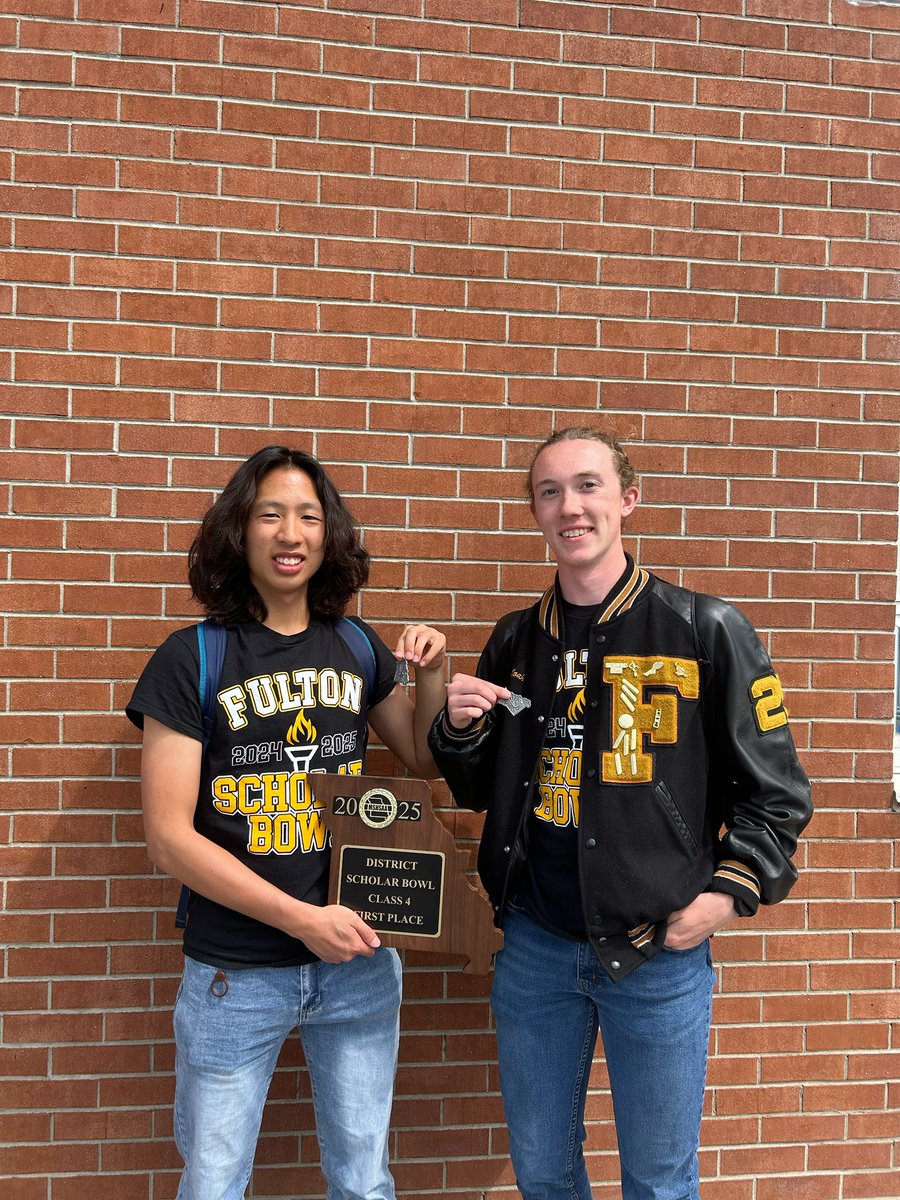 Fulton HS Scholar Bowl tweet media