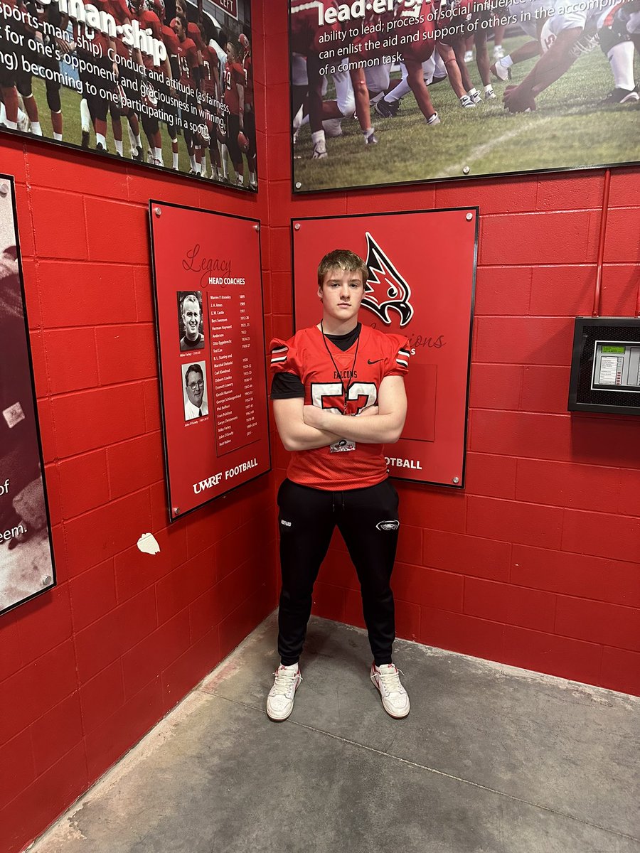 tobyhoffard's tweet photo. Thank you @CoachJMath and @CoachWalkerRF for the great Junior Day Visit, had an amazing time learning about the program! #rollfalcons https://t.co/vwlxXYJwps