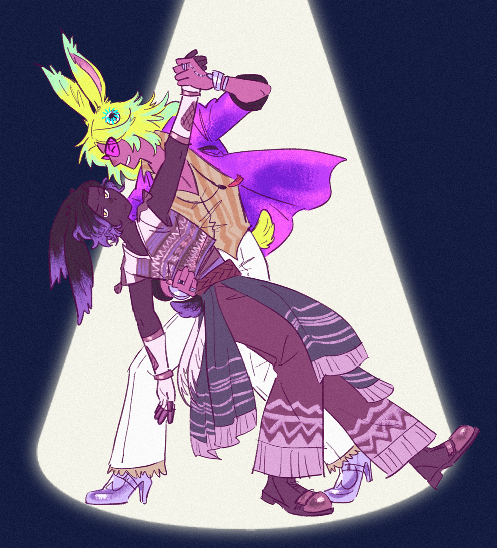 you're burning up the dance floor baby!