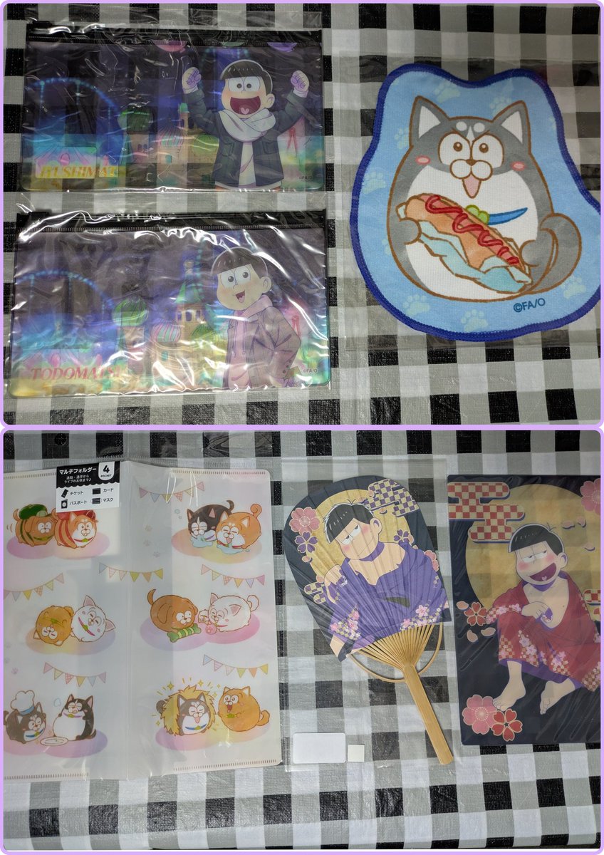 【譲渡】おそ松さん　へそウォ　松犬　WEBくじ

譲∶画像参照

求∶ポスカ各10円、アクキーアクスタ各50円、画像3枚目各100円
（＋送料）

固定ポスト必読

#ao取引ツイ