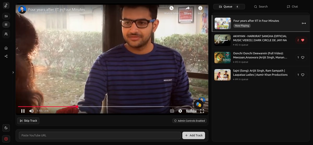 code_cypher2's tweet image. Watch with your friends, as if you're in the same room—even when you're not.synced and seamless. How is it @kirat_tw ?