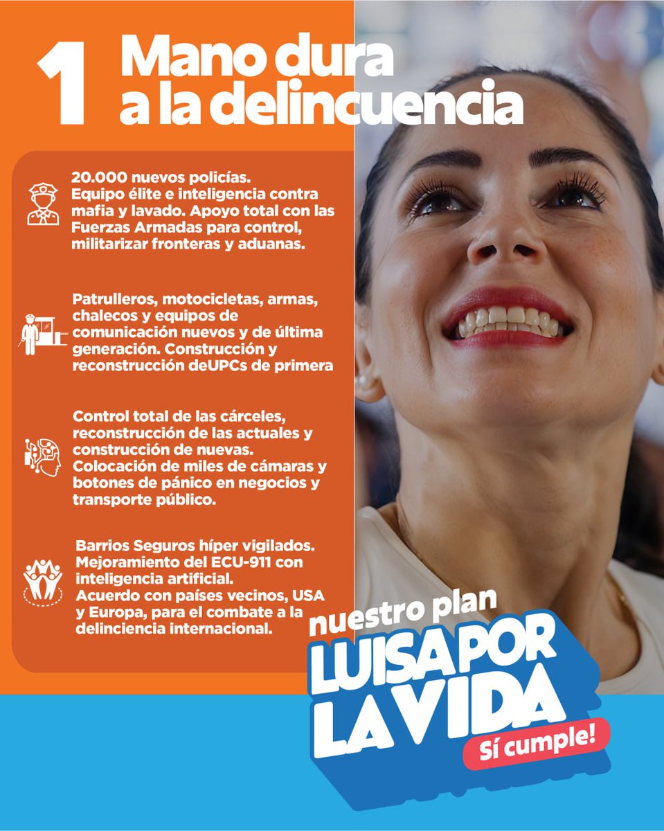 pAoloVerg's tweet photo. #LuisaPorLaVida Cero pactos con capos, ni uno solo, ese es el Ecuador q quiero #YaLlegaLuisa #LuisaPorLaVida #LlegaLaEsperanza https://t.co/jATPH4n12G