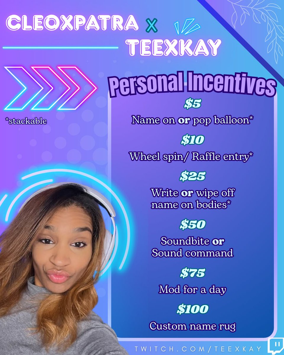 Cleo x Teekay presents… Our Dream Con-a-thon! Join us as we do silly things to raise money for our upcoming Dream Con trip 💫 We’re also celebrating my 3rd year affiliate anniversary! 🥳 So mark that calendar and don’t forget to pull up onnnn us! 🩵