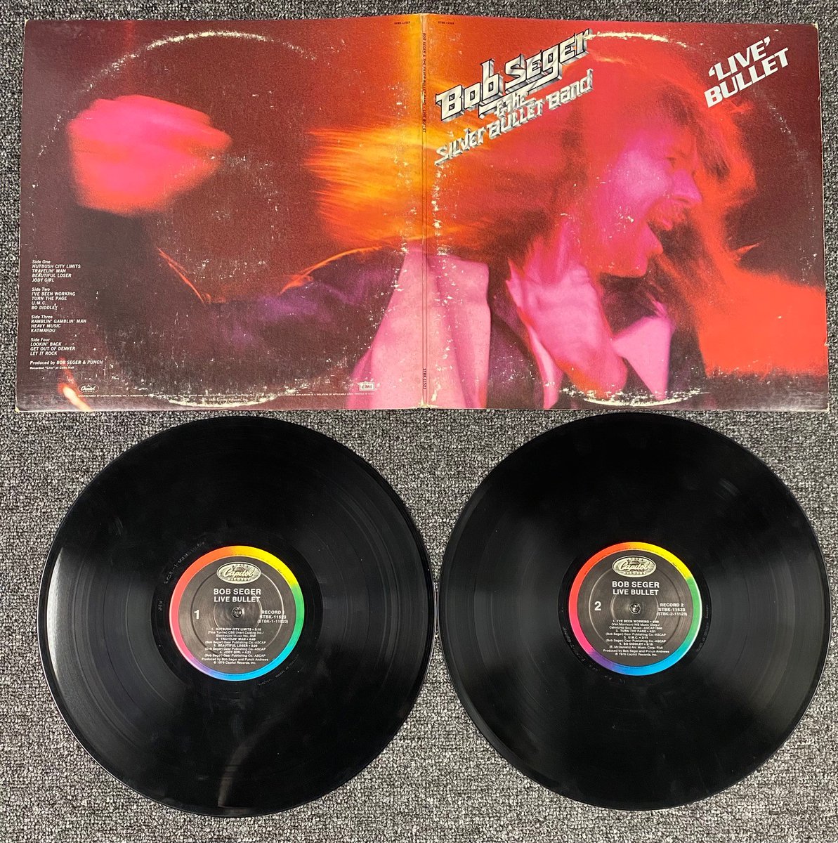 1023WBAB's tweet photo. Today in 1976 @BobSeger releases the album #LiveBullet It takes him from being a regional artist to a national artist. What are your favorite live albums? - @JoeRockWBAB #Rock #ClassicRock #BobSeger #BobSegerAndTheSilverBulletBand #RockOnRock #TodayInRock #Vinyl #WBAB https://t.co/zDzwHzmB7E