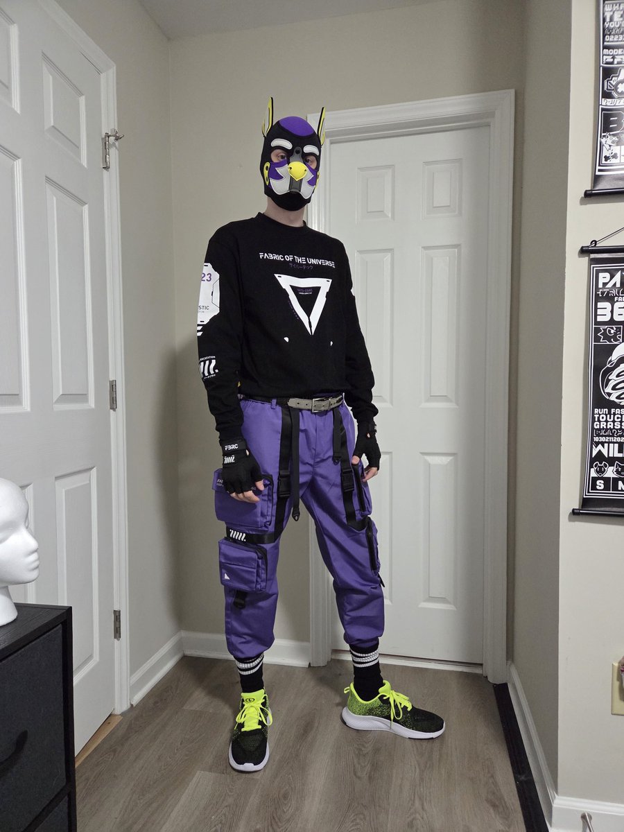 PupArthur1's tweet photo. Getting my outfits ready for #FWA2025 ! Can't wait to meet all you pups, furs and everyone in between!
#pup #pupplay #puplay #gay #gaypup #techwear #club #harness #pupplaycommunity
#puphood #sub #futurepunk #FWA #furry #submissive https://t.co/QLdpu79XrL