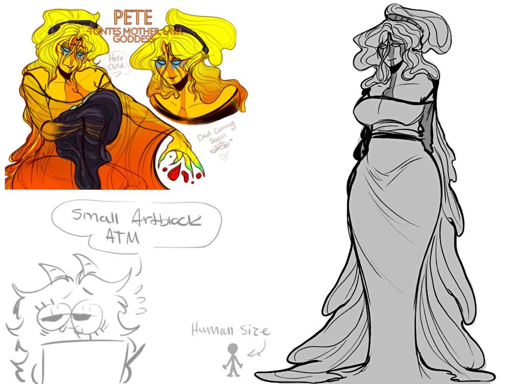 ScoutsWorld400's tweet photo. I keep switching brushes 🦆 kinda messing wit my brain. /silly✨🥀✨🦆🔱 #oc #doodles #Tonte #thomasau #lore #Poseidon #villainthomas #Vulcan #Pete https://t.co/ARCvD2wRTt