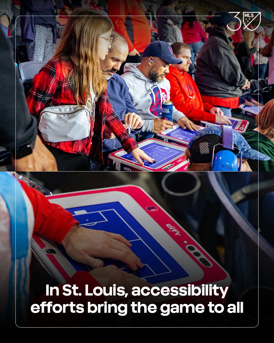 Major League Soccer (@mls) on Twitter photo Setting a new bar for fan inclusion in St. Louis. ❤️
📝 A closer look at <a href="/stlCITYsc/">St Louis CITY SC</a>'s efforts around Energizer Park: soc.cr/4cyy5Ba Setting a new bar for fan inclusion in St. Louis. ❤️
📝 A closer look at <a href="/stlCITYsc/">St Louis CITY SC</a>'s efforts around Energizer Park: soc.cr/4cyy5Ba