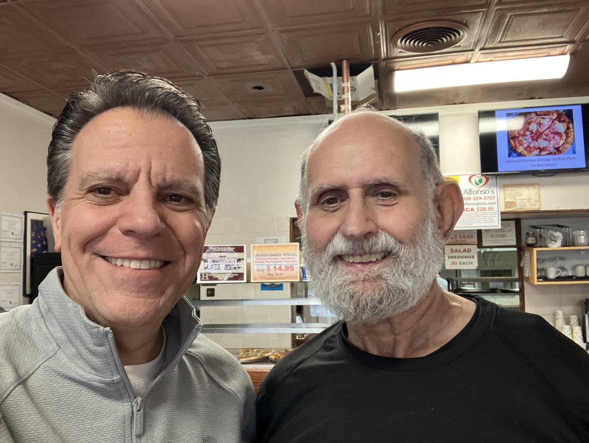 Always a pleasure to visit Paul DeMarchi at Alfonso’s in Hillsborough! The pasta fagiolo was just terrific and I took some of his famous “Sunday sauce” for tomorrow!