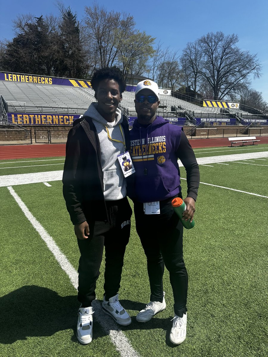 truly_tre23's tweet photo. Had an amazing time at Western Illinois University with @Jaidenhenry_3 really appreciate, love and enjoyed this experience @WIUFootball @CoachWalkerIV @coachoc12 @EDGYTIM @gobigrecruiting https://t.co/sC9viytSlo