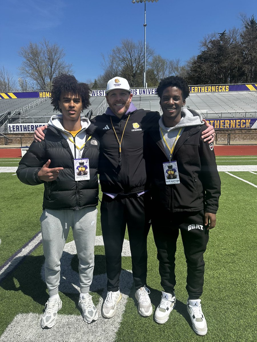 truly_tre23's tweet photo. Had an amazing time at Western Illinois University with @Jaidenhenry_3 really appreciate, love and enjoyed this experience @WIUFootball @CoachWalkerIV @coachoc12 @EDGYTIM @gobigrecruiting https://t.co/sC9viytSlo