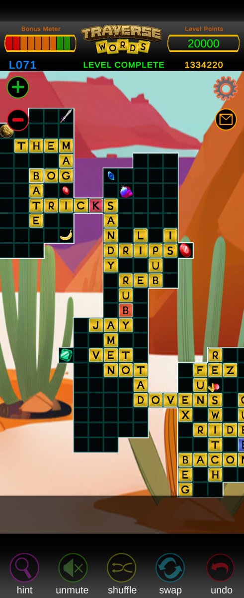 My dad just sent me a completed level 73! Well done!