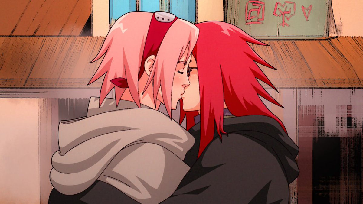 shootsoo's tweet photo. One random screenshot where two silly girls (Sakura and Karin) just walked past each other

#NarutoShippuden #Naruto #sakuraharuno #karinuzumaki https://t.co/rUOZYMe050