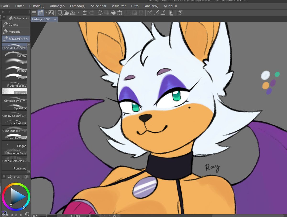wip Rouge 🦇 #RougeTheBat #art #sonicfanart