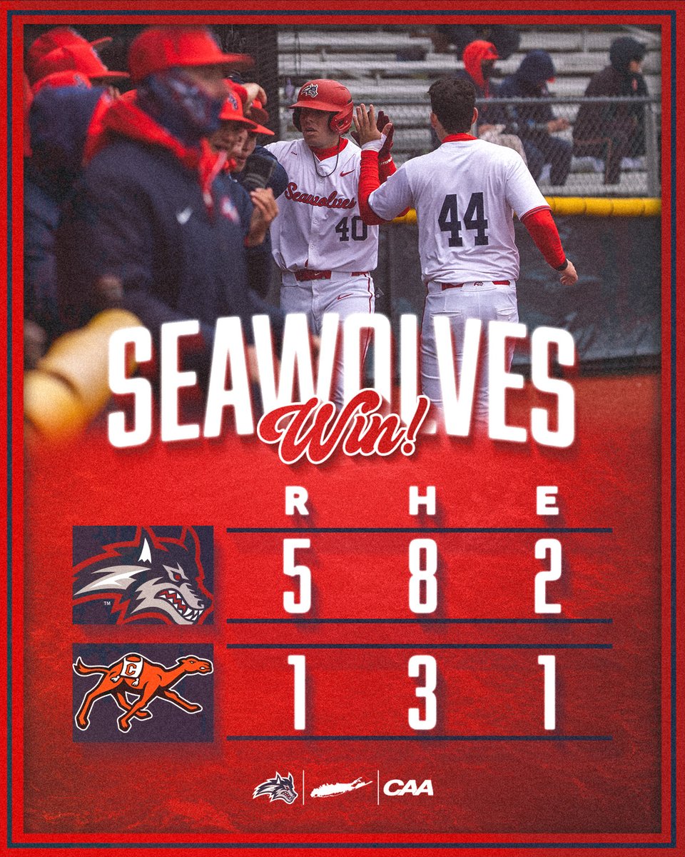 Victory #⃣5⃣ in a row to secure the series victory! 

🌊🐺 x #NCAABaseball