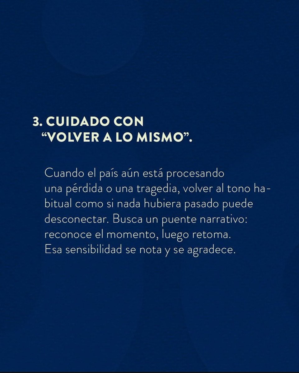 Yasser Mármol, CEO de Liquid, una súper agencia publicitaria compartió esto en su IG: 

¿Cuándo es el momento correcto para volver a hablar como marca?