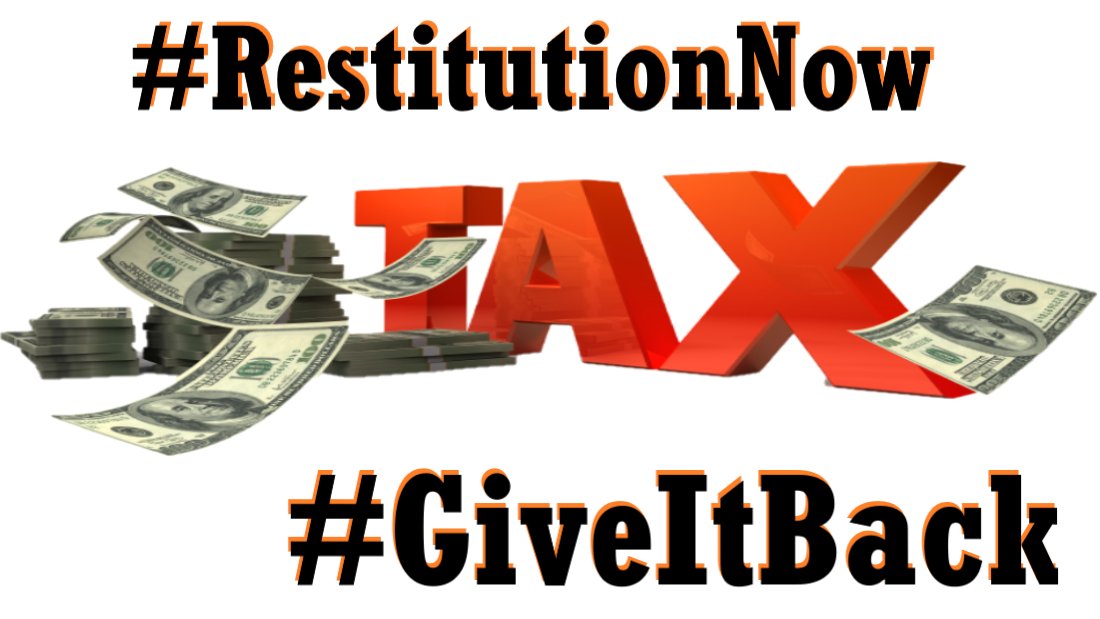 LittleMsClarity's tweet photo. @GuntherEagleman #RestitutionNow #GiveItBack All of it! https://t.co/2ibATcvDyi