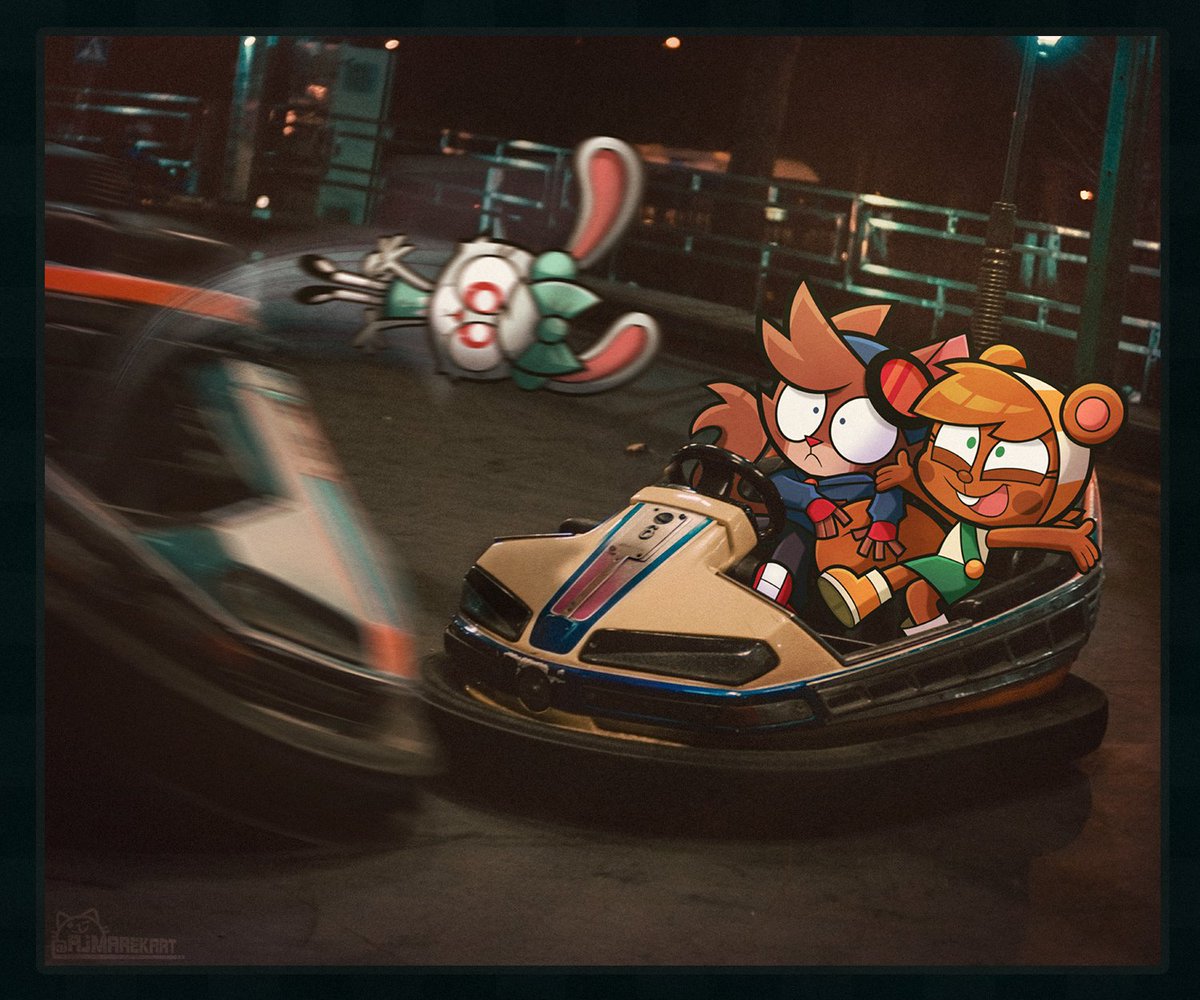 Murphy, Mitzi, &amp; [bunny] had a grand ol' incident-free ride on the bumper cars this weekend.
-- 
This is a reminder that you should always keep your hands and feet inside the vehicle. And your entire body. But they didn't say that part in the rules.