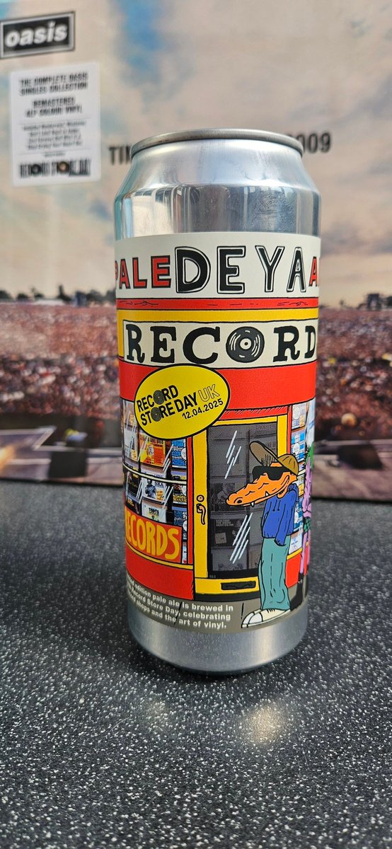 bunnyoasis83's tweet photo. Excellent #RSD2025 , finishing it off with this limited RSD pale ale 🍻  cheers @VenusVinyl https://t.co/0R5TLCL8tI