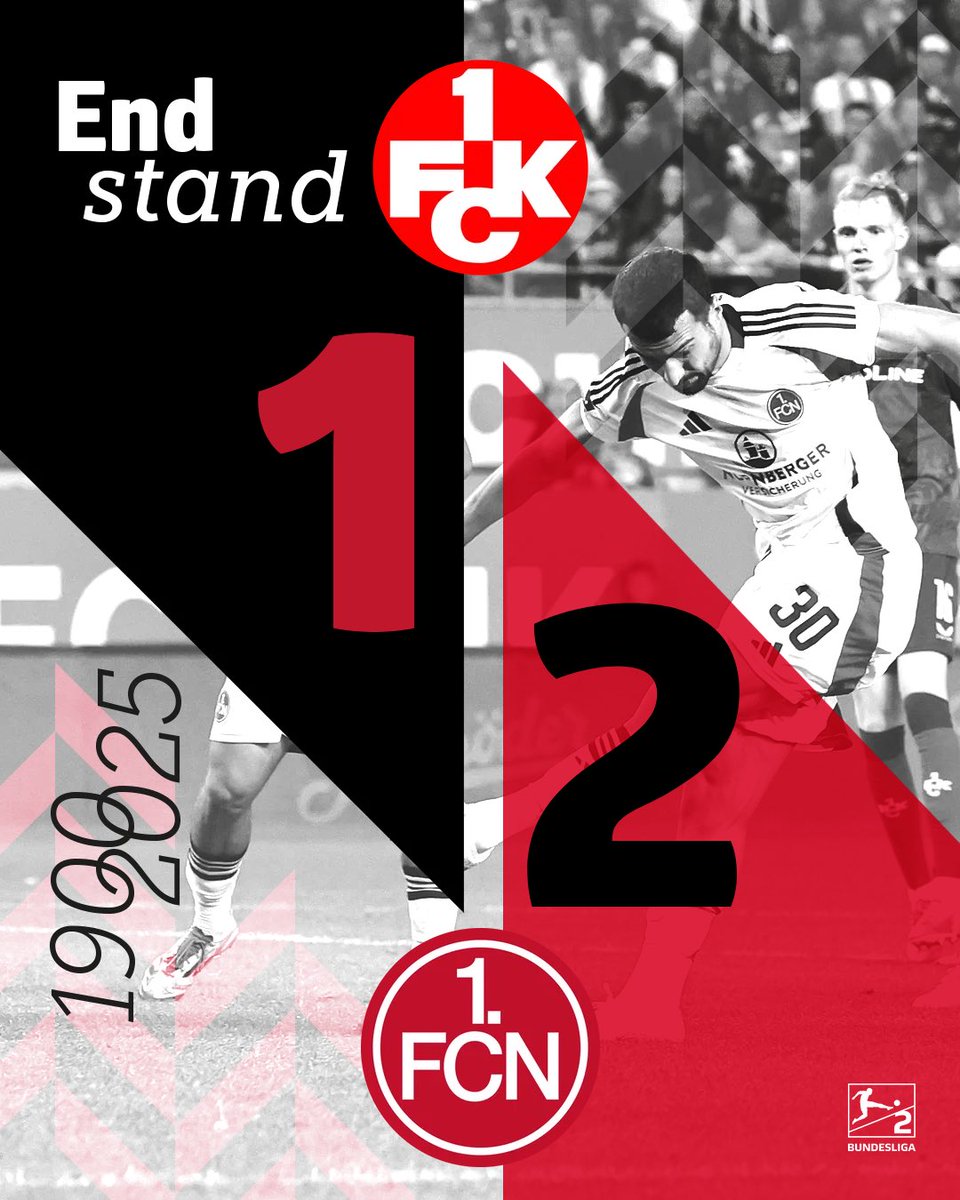 ⏰ 90+6‘

AUUUUUSSSS! SIEG IM TOPSPIEL! JAAAAAAAAAAAAA! 

⚽ 1:2 | #FCKFCN | #fcn