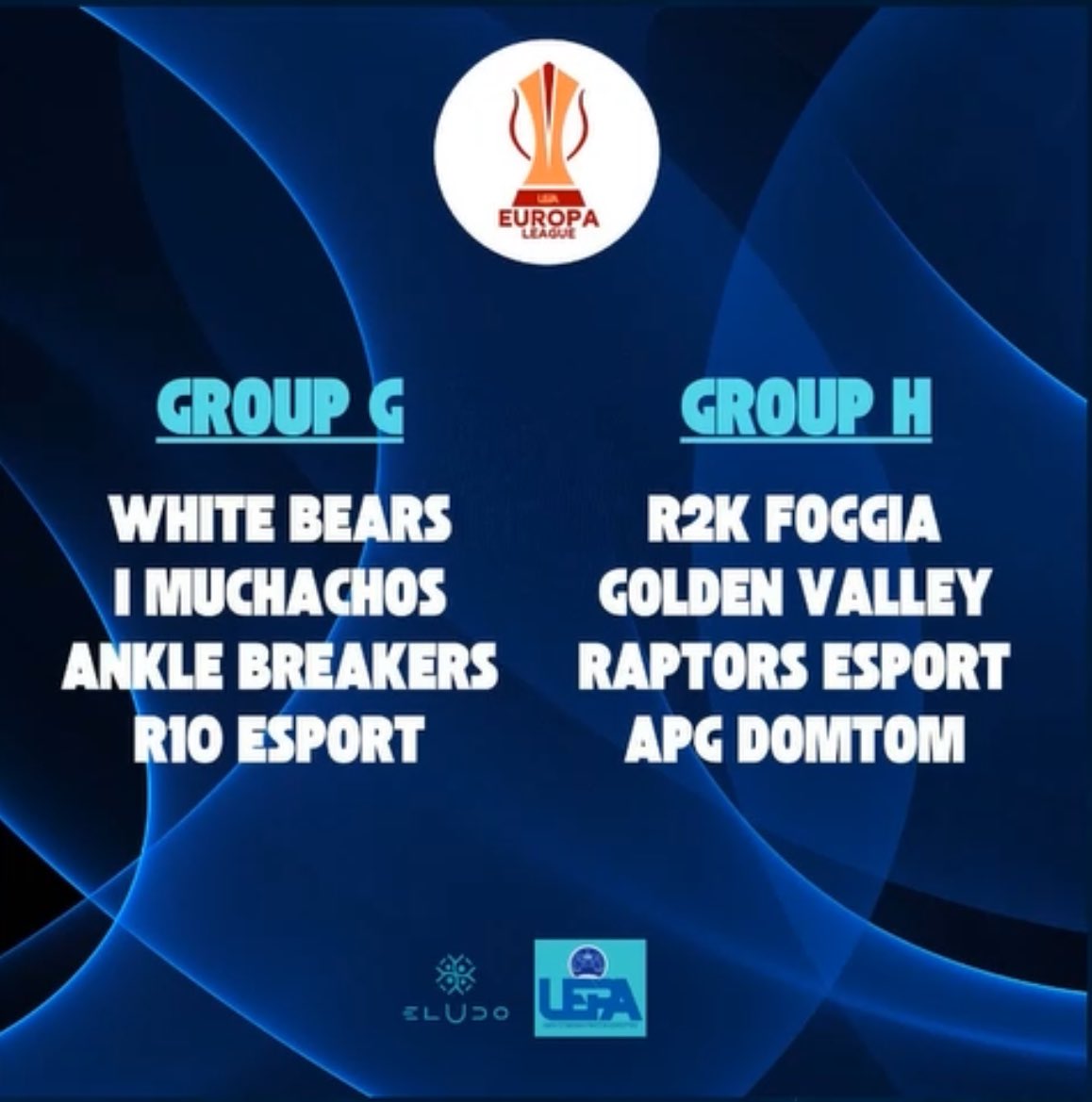 Pues ya tenemos grupo para Europa, nuevo reto en esta temporada