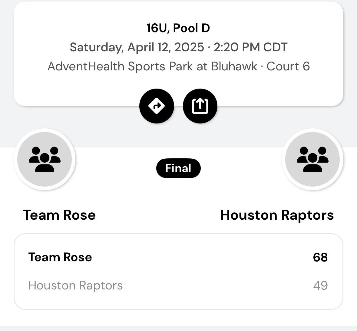 LVL Chicago (@lvl_aau) on Twitter photo Another win for 16U on the #3StripesGoldBasketball circuit.
Walker Ross: 14pts
Isaiah Hall: 12pts
Duke Ross: 10pts
Brady Harris: 7 points
<a href="/CoachDeeSneed/">Dillion Sneed M.Ed.</a> Another win for 16U on the #3StripesGoldBasketball circuit.
Walker Ross: 14pts
Isaiah Hall: 12pts
Duke Ross: 10pts
Brady Harris: 7 points
<a href="/CoachDeeSneed/">Dillion Sneed M.Ed.</a>