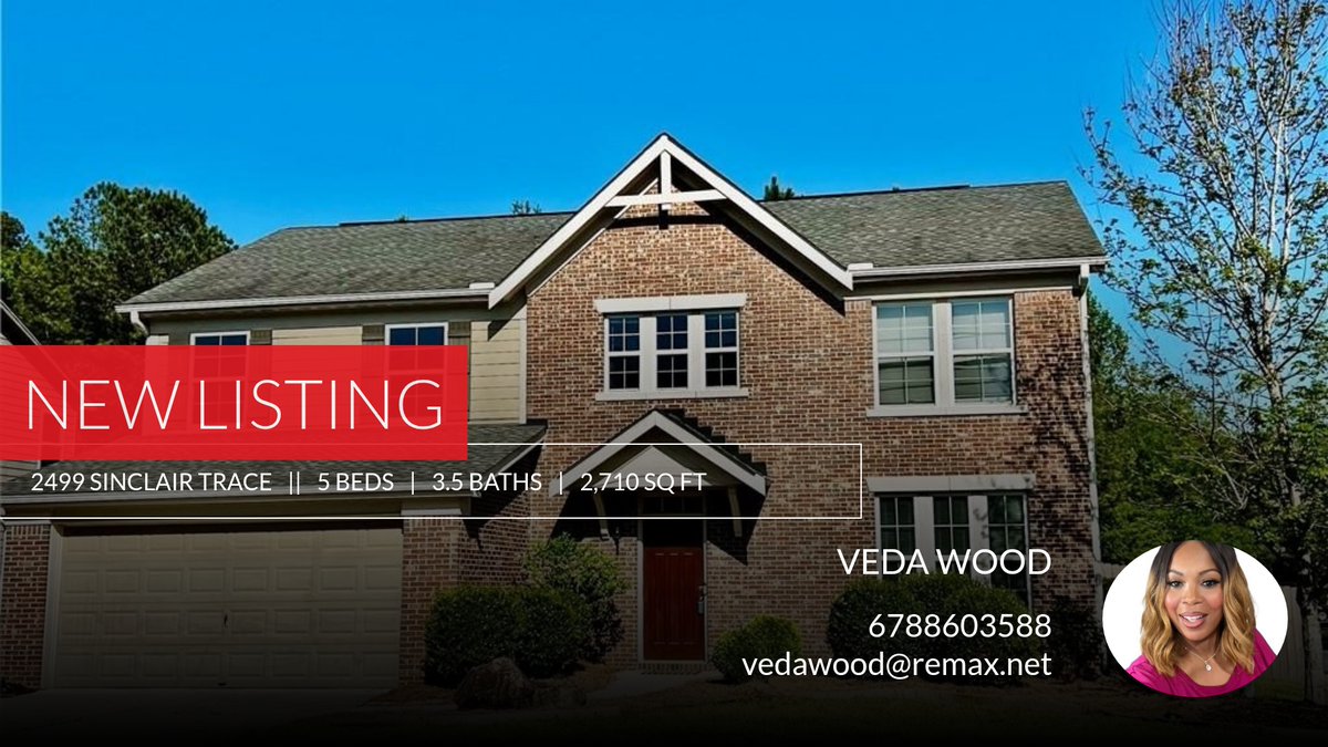 vedawood's tweet photo. 📍 New Listing 📍 Take a look at this fantastic new property that just hit the market located at 2499 Sinclair Trace in Powder Springs. Reach out here or at 6788603588 for more information https://t.co/DQkhjQzzNx https://t.co/7DTWG5wk6R