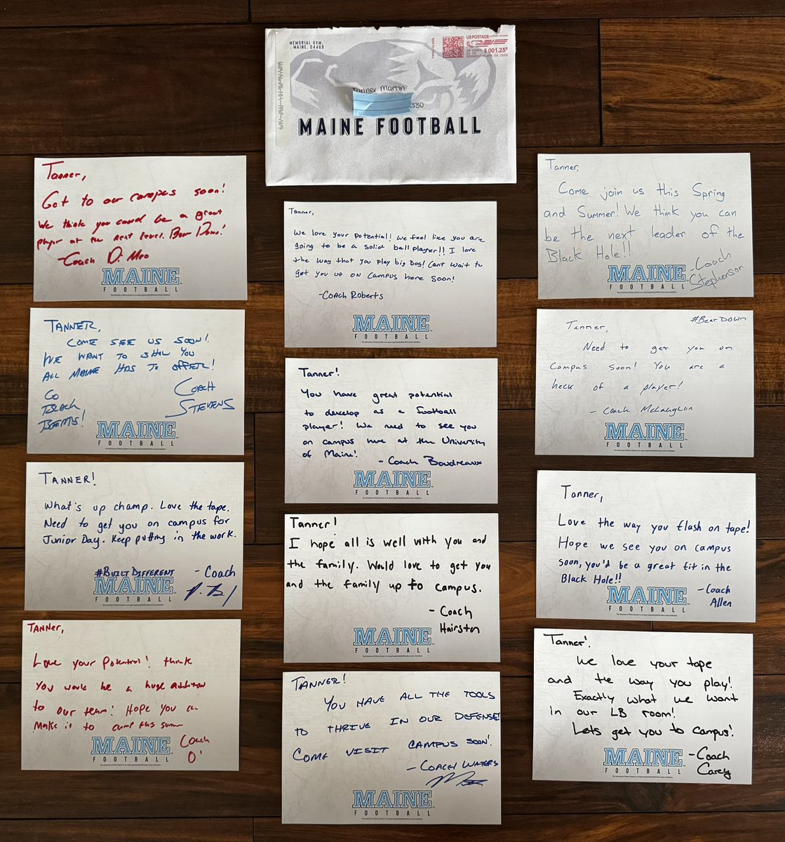 TannerM_7's tweet image. Appreciate the love @BlackBearsFB !!
Looking forward to being up on campus soon and building a relationship with all the staff.
@Coach_DiMeo
@ME_FB_Recruits
@StMarksFootball
@CoachKG5