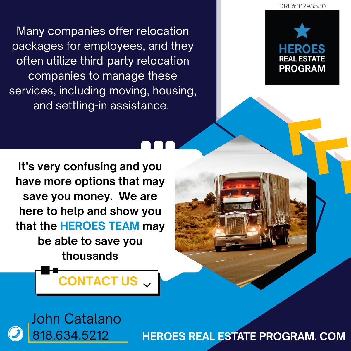 catalanohomes's tweet image. Many companies offer relocation packages for employees, and they often utilize third-party relocation companies to manage these services. It’s very confusing. You have more options. 

#relocation #santaclarita  #relocationcompanies #scv #heroes #lawenforcement #home #realestate
