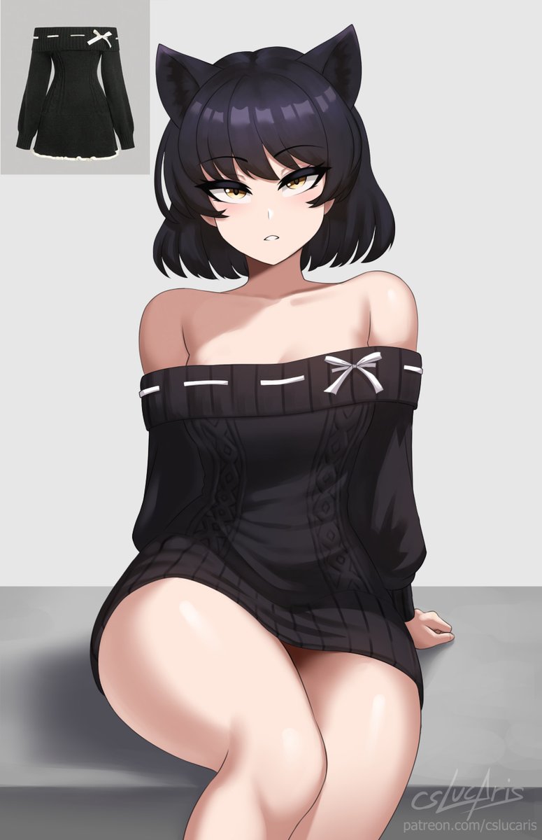 Drawing girls I like in clothes I find on the internet 

#5. Blake Belladonna