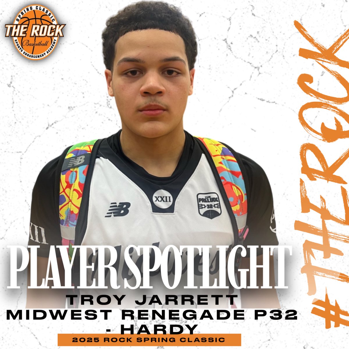 The ROCK Spring Classic (@rockspringclass) on Twitter photo 🚨PLAYER SPOTLIGHT🚨
2027 6’5” SF Troy Jarrett led <a href="/renegade_club/">Midwest Renegade</a> P32 - Hardy with 18pts in their win over Foundation Athletics - South.
#TheROCK 🚨PLAYER SPOTLIGHT🚨
2027 6’5” SF Troy Jarrett led <a href="/renegade_club/">Midwest Renegade</a> P32 - Hardy with 18pts in their win over Foundation Athletics - South.
#TheROCK