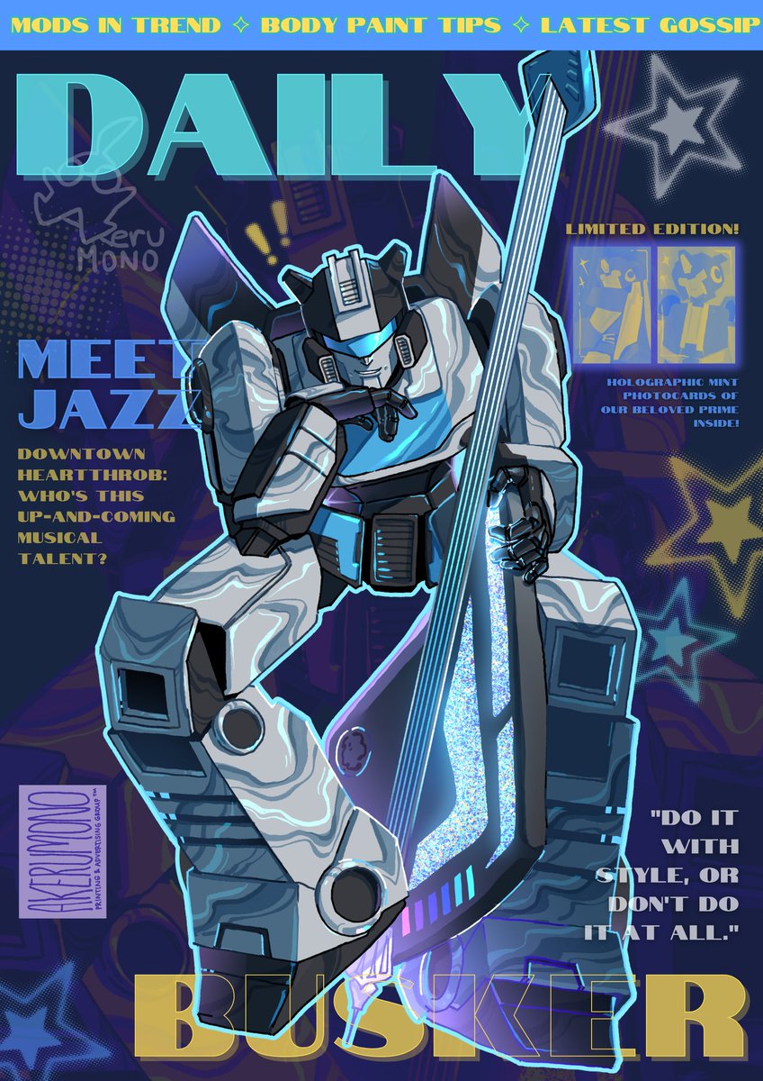 akerumono's tweet photo. ya like jazz 
#Transformers #Jazz #Maccadams https://t.co/AnHb0jahVQ