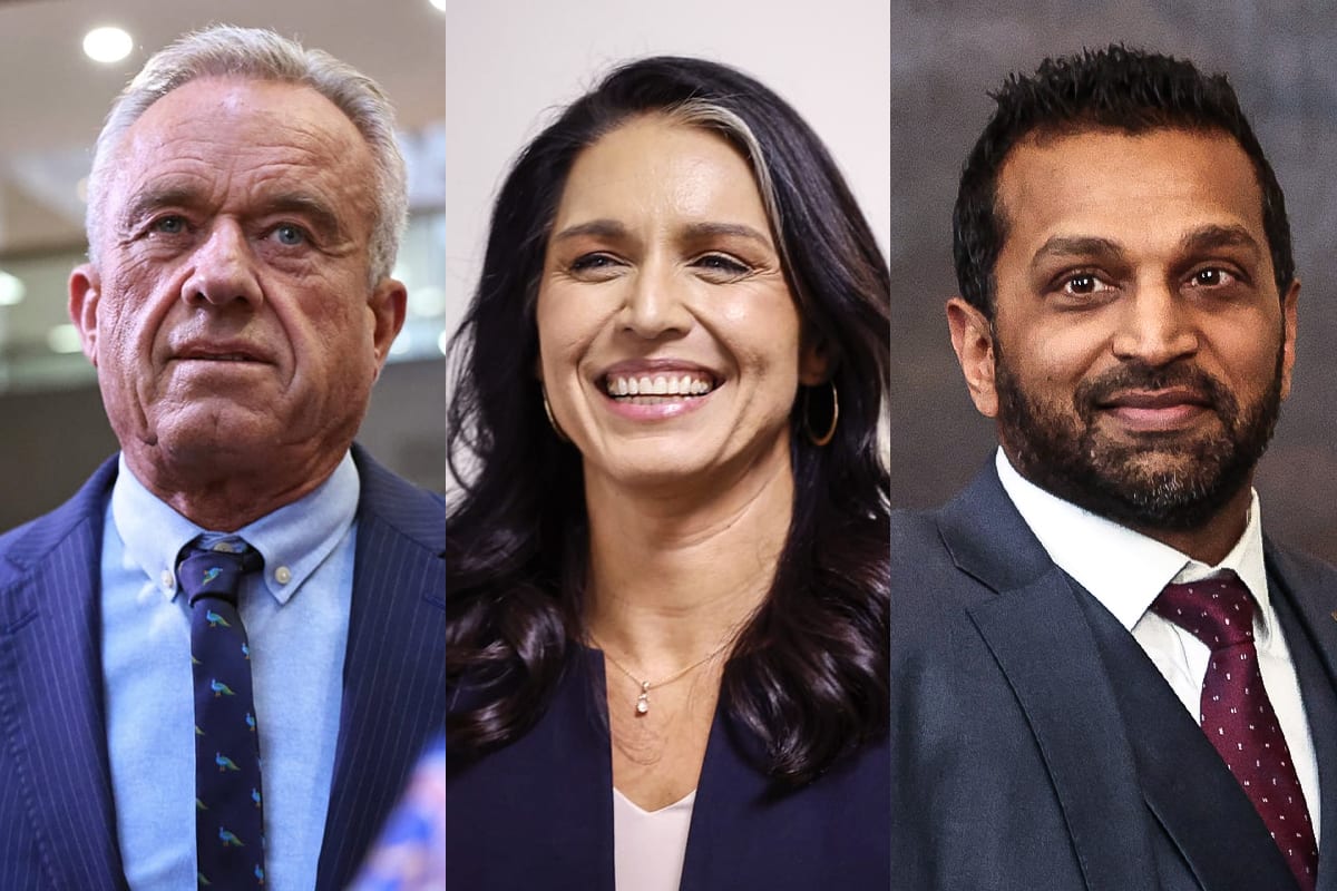 SCOOP: Fellow Avengers DNI Tulsi Gabbard, FBI Director Kash Patel, and HHS Secretary Bobby Kennedy Jr. are all expected to be joining President Trump tonight for UFC 314 at the Kaseya Center in Miami. 

Expect thunderous applause 🔥🔥