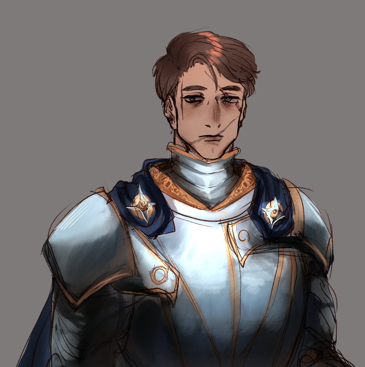 ghostirade_'s tweet photo. 1st character design: knight oc (prone to edits/changes)

#oc #digitalart #ocart #illustration https://t.co/zJg4akw368