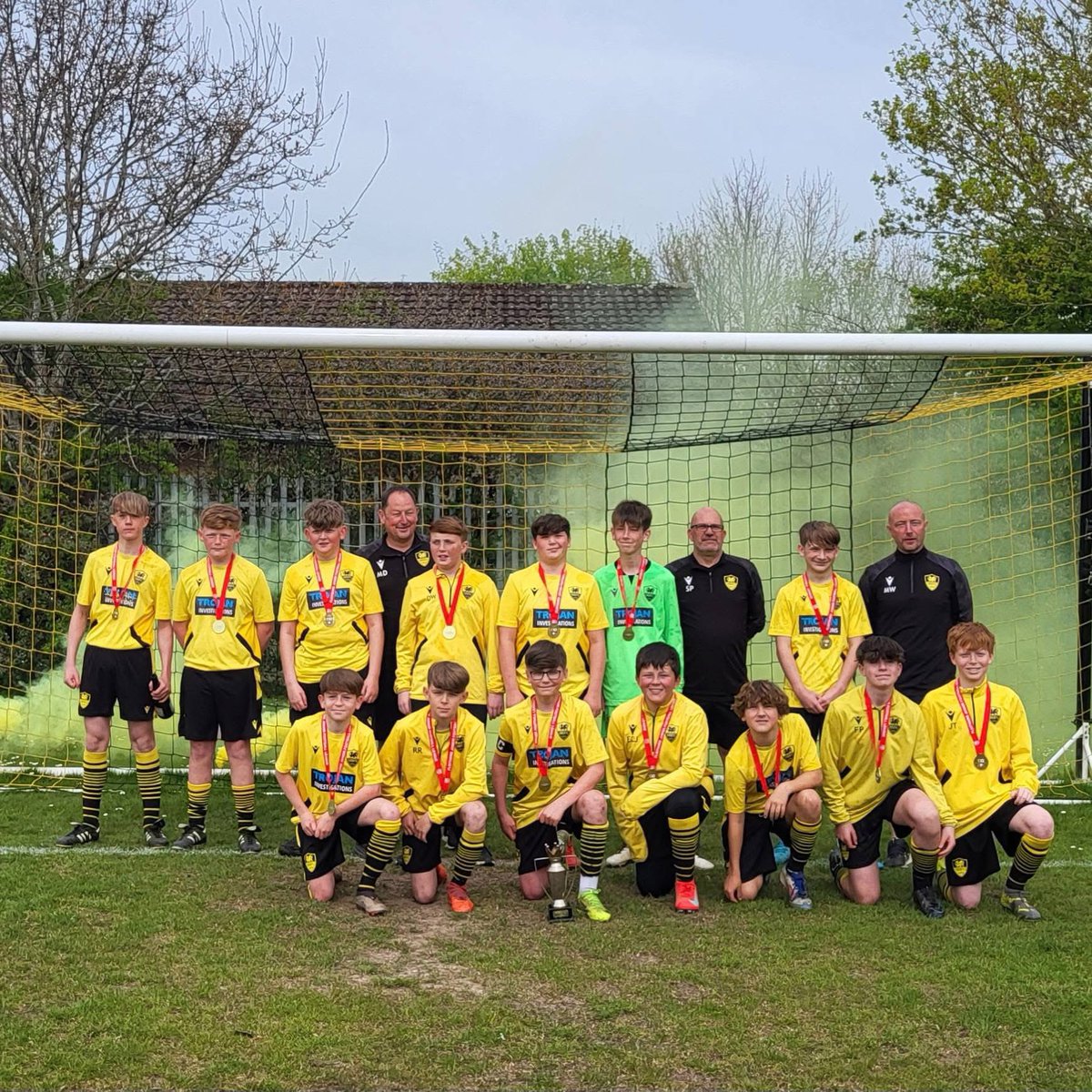 Massive congrats to our 13s side who were today crowned Flintshire Junior League champions #uptheisa 🏆