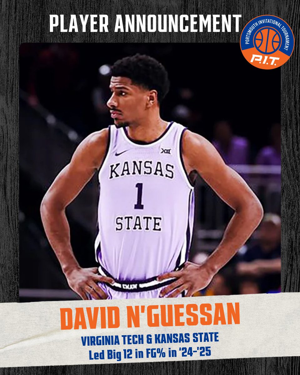 P.I.T. (@pit_basketball) on Twitter photo Our next player is an efficiency beast from Kansas State. Welcome David N'Guessan (<a href="/DavidNGuessan1/">David N'Guessan</a>) #PIT25 Our next player is an efficiency beast from Kansas State. Welcome David N'Guessan (<a href="/DavidNGuessan1/">David N'Guessan</a>) #PIT25