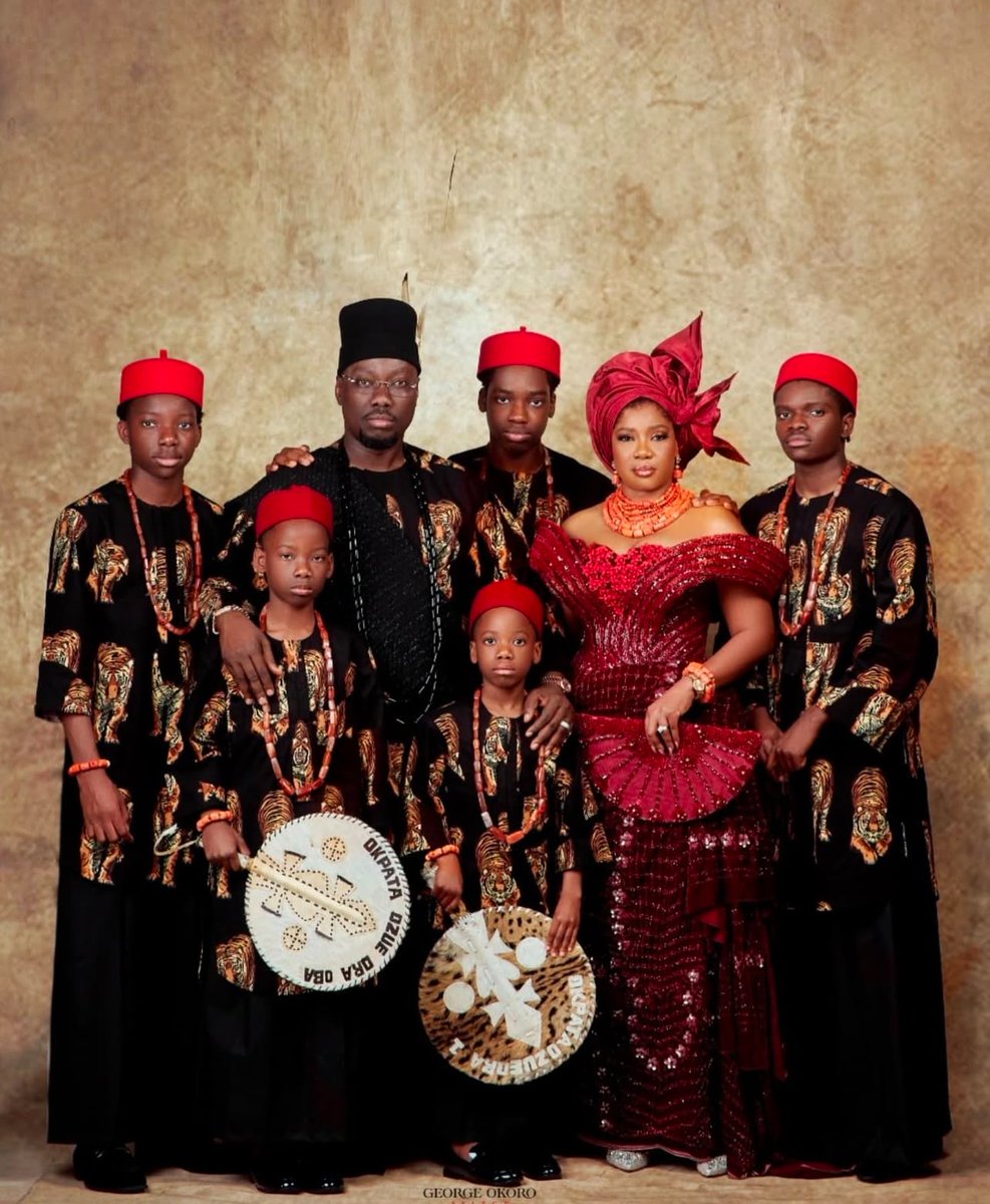 Obi Cubana releases new family photos to celebrate his 50th birthday.