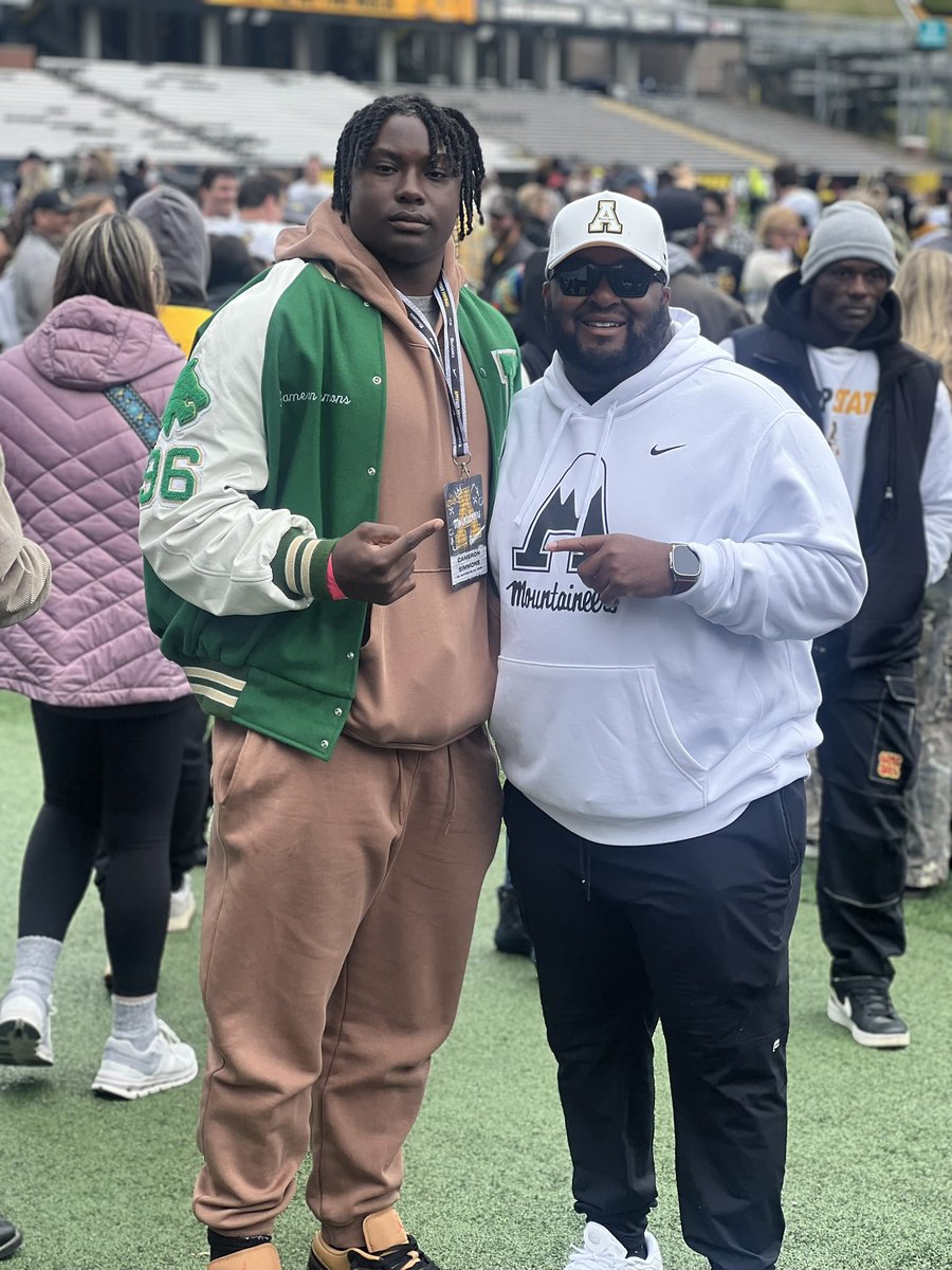 Cam Simmons (@camsimmons96) on Twitter photo Thank you <a href="/AppState_FB/">App State Football</a> & <a href="/Coach_Shak/">Anthony Shakir</a> for the spring game invite. I had a great time talking with players and Coaches. I will be back up there soon. #Mountaineers Thank you <a href="/AppState_FB/">App State Football</a> & <a href="/Coach_Shak/">Anthony Shakir</a> for the spring game invite. I had a great time talking with players and Coaches. I will be back up there soon. #Mountaineers