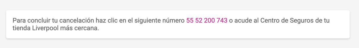 wichetta's tweet photo. @liverpoolmexico @alvarez_alan Eso es mentira, cuando le dices que deseas cancelar, te manda a varias pantallas donde te dicen los beneficios, y al final le dices que quieres continuar con la cancelación y te mandan a llamar al 55 5220 0743, luego te dejan esperando 40 minutos a que te conteste un operador. https://t.co/4wIEdZdI3u