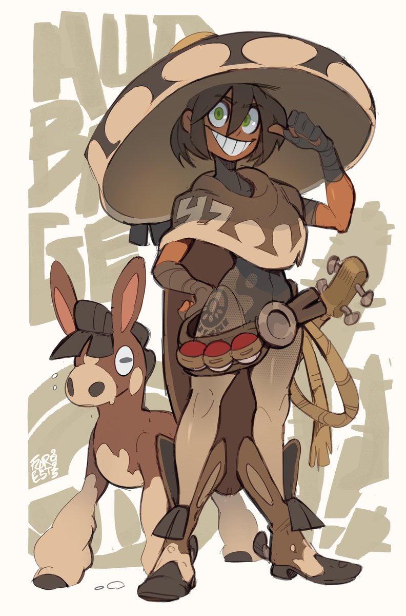 made this for a pokemon collab with friends 
#OCPokemonCollab