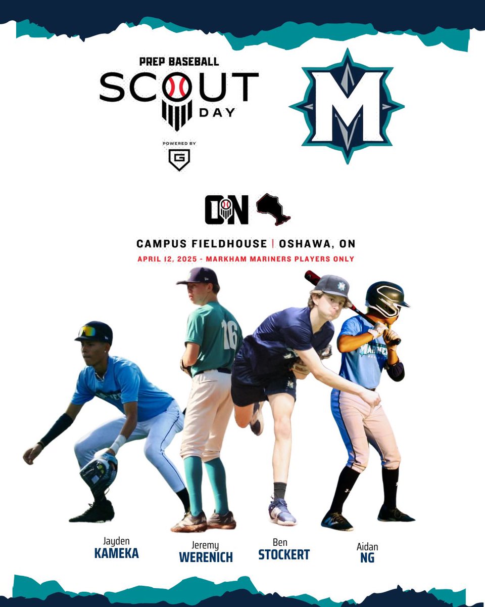 marinerselite's tweet photo. Some of the talent from our 17U Elite squad will be on full display on Saturday at the @prepbaseballon Markham Mariners Scout Day!

Follow along here or @prepbaseballon! https://t.co/Oo1XgzK1nm