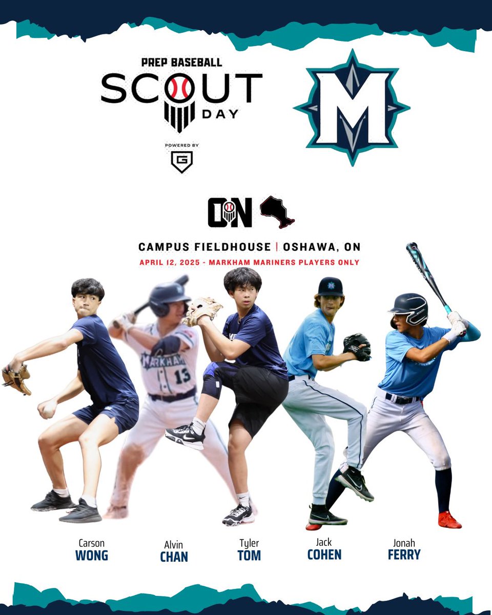 marinerselite's tweet photo. Some of the talent from our 17U Elite squad will be on full display on Saturday at the @prepbaseballon Markham Mariners Scout Day!

Follow along here or @prepbaseballon! https://t.co/Oo1XgzK1nm