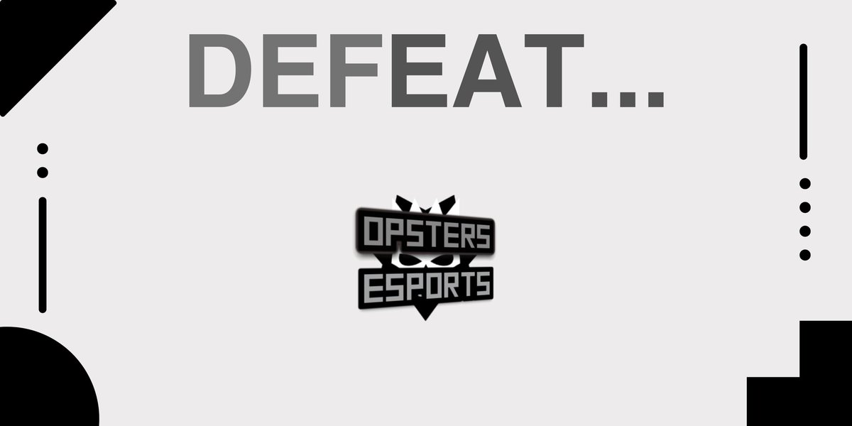 Opsters eSports (@opstersesports) on Twitter photo <a href="/Colosseum_7/">CLS Community</a> League
<a href="/OpsterseSports/">Opsters eSports</a> vs <a href="/TeamDeltaFR/">Team Delta</a>
Saturday 12th | 21:00 CEST
Result: 0-2 Loss
Tough match this time around β we take the L, learn from it, and bounce back stronger. GG to Team Delta!
#OpsterseSports <a href="/Colosseum_7/">CLS Community</a> League
<a href="/OpsterseSports/">Opsters eSports</a> vs <a href="/TeamDeltaFR/">Team Delta</a>
Saturday 12th | 21:00 CEST
Result: 0-2 Loss
Tough match this time around β we take the L, learn from it, and bounce back stronger. GG to Team Delta!
#OpsterseSports