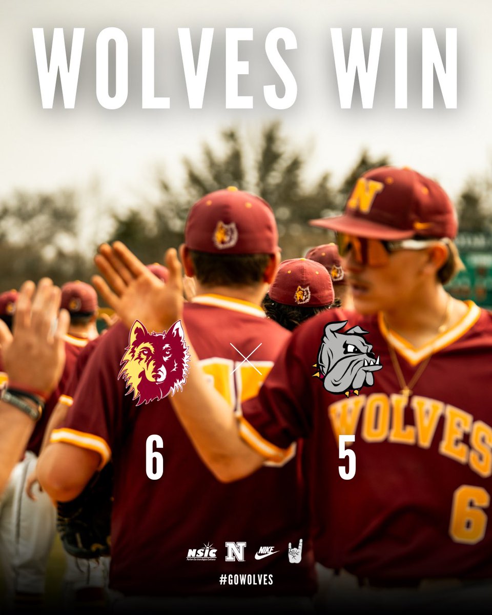 NSUWOLVES_BS's tweet photo. WOLVES WIN ‼️

Dylan Soulek with a huge go ahead RBI single!

#GoWolves🐺 https://t.co/BGDjcE6unS