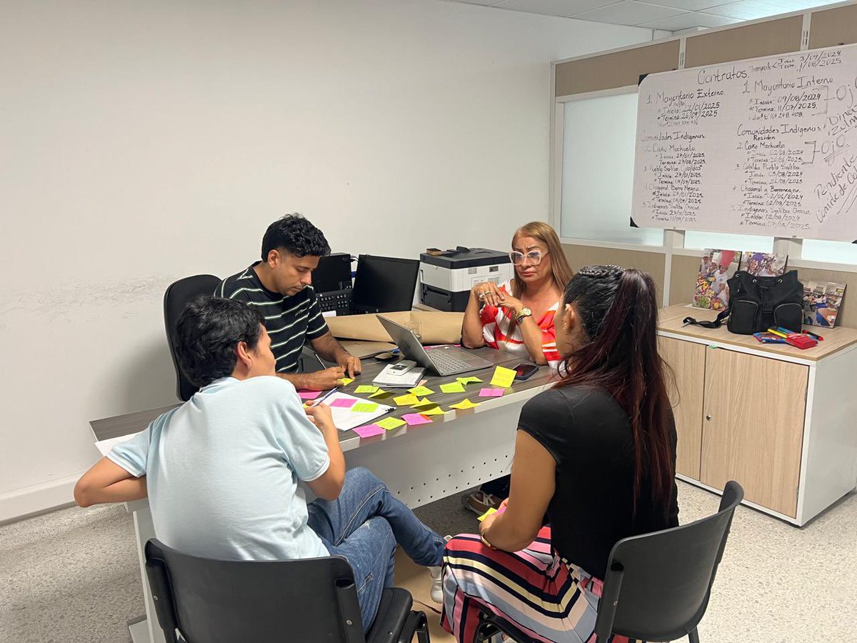 ¡La Política Pública de Alimentación Escolar se construye en el territorio! 😎 En Casanare, llevamos a cabo, junto al equipo del PAE de la <a href="/GobCasanare/">Gobernación de Casanare</a>, el taller de mapeo de actores. Esto nos permite identificar a los protagonistas clave en el territorio para implementar un PAE