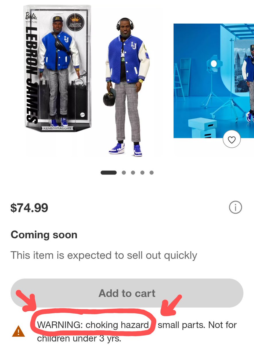 StevenMSussman's tweet photo. #TARGET ad telling the truth.  #LeBron #Barbie #Ken #Lakers https://t.co/EsGkjlZKNy