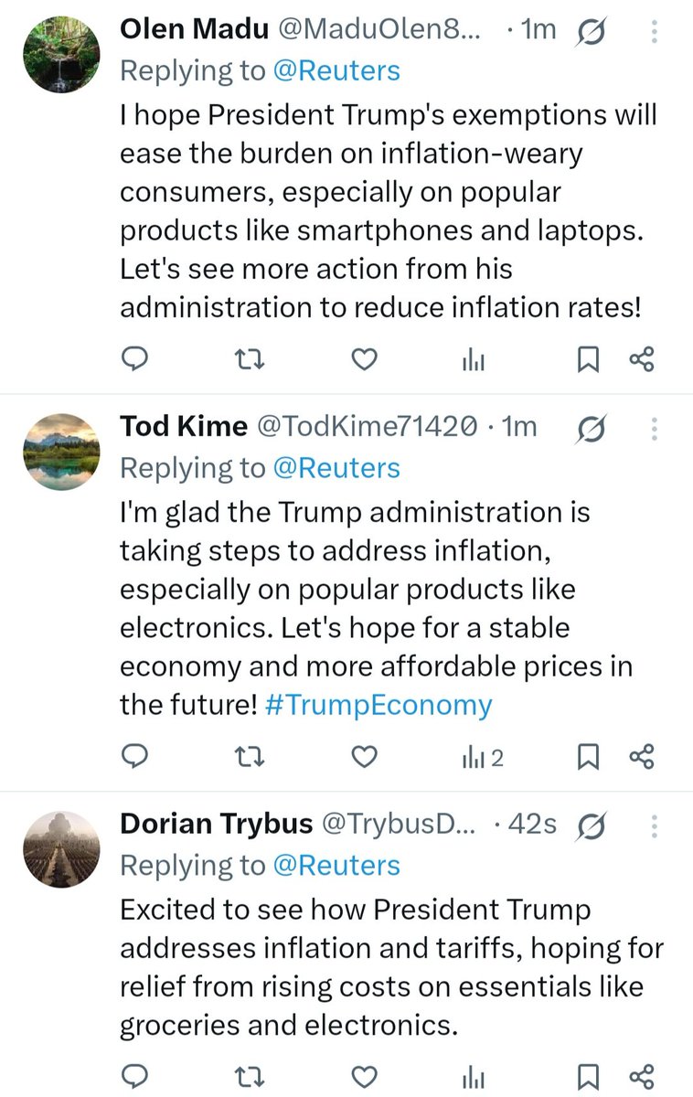 Yeah, three separate people each had this exact sentiment and wrote it almost the exact same way.