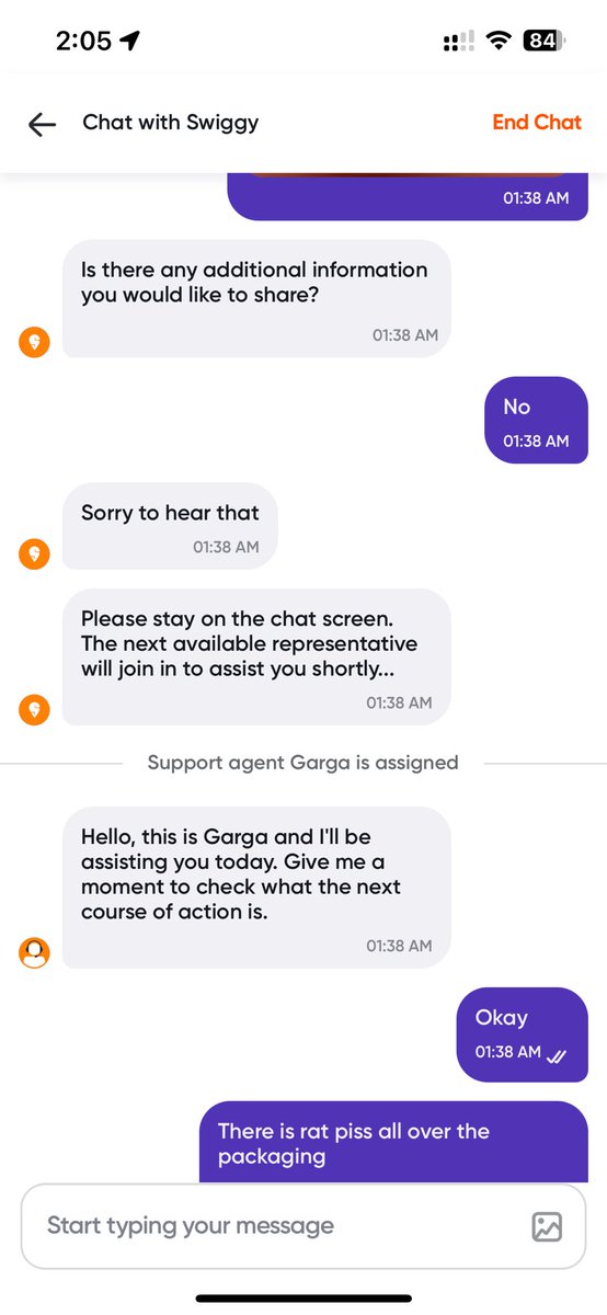 supriya_mane30's tweet photo. @SwiggyInstamart highly incompetent people at all levels. Expecting a return pickup in the middle of the night https://t.co/K2sd1QrHHm