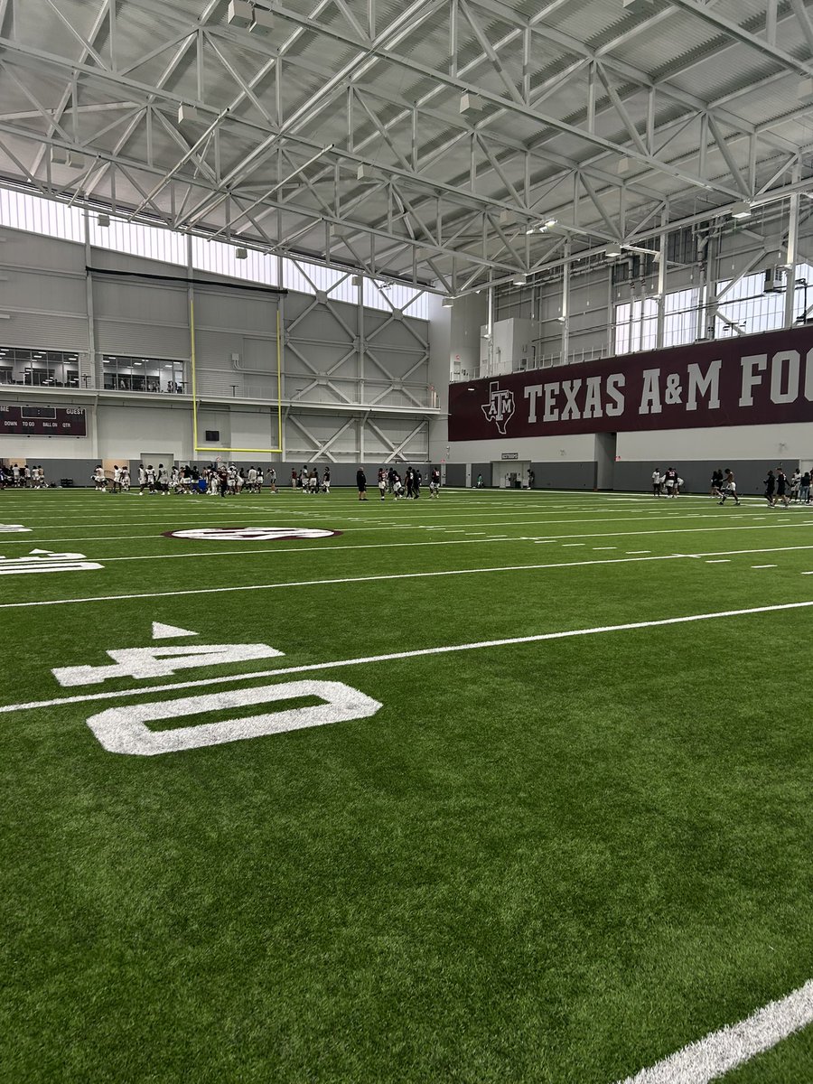 Had a great visit to Texas A&amp;M <a href="/joejoeheaden/">Joe Joe Headen</a> <a href="/JamesDockery31/">Coach Doc V</a> <a href="/MichaelKarls/">Michael Karls</a> <a href="/AveiusD/">Coach Darby</a> <a href="/MatthewCantu61/">Matthew Cantu</a> <a href="/NxgnCamps/">NXGN Camps, Inc</a>