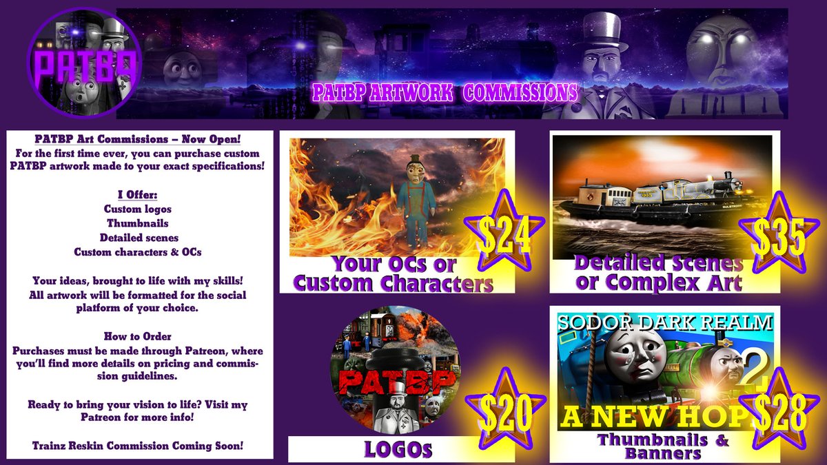 percy_beast's tweet photo. PATBP ART COMMISSIONS - Your Designs Brought To Life! 
Visit Our Patreon Today -  https://t.co/46myemq6Xr https://t.co/rCNGwQszss